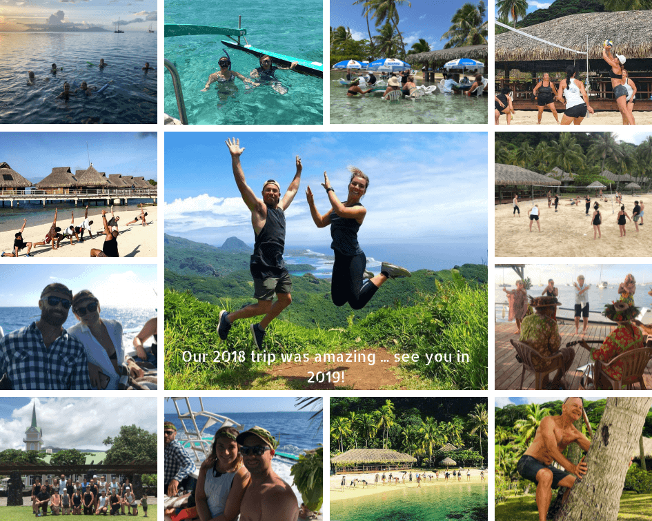 Commando Steve Willis Workouts Warriors Tahiti fitness holiday 2018 trip highlights