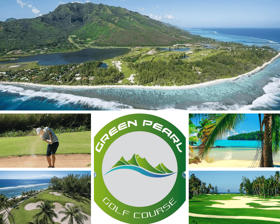 Golf course in Moorea for Tahiti Open Golfevent